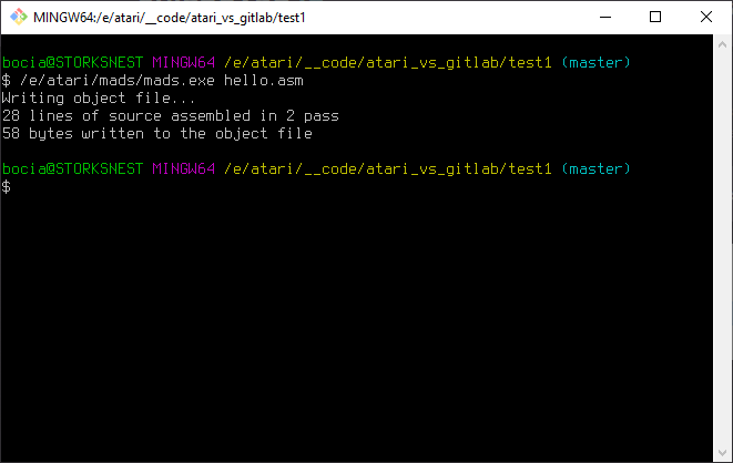 git compile hello